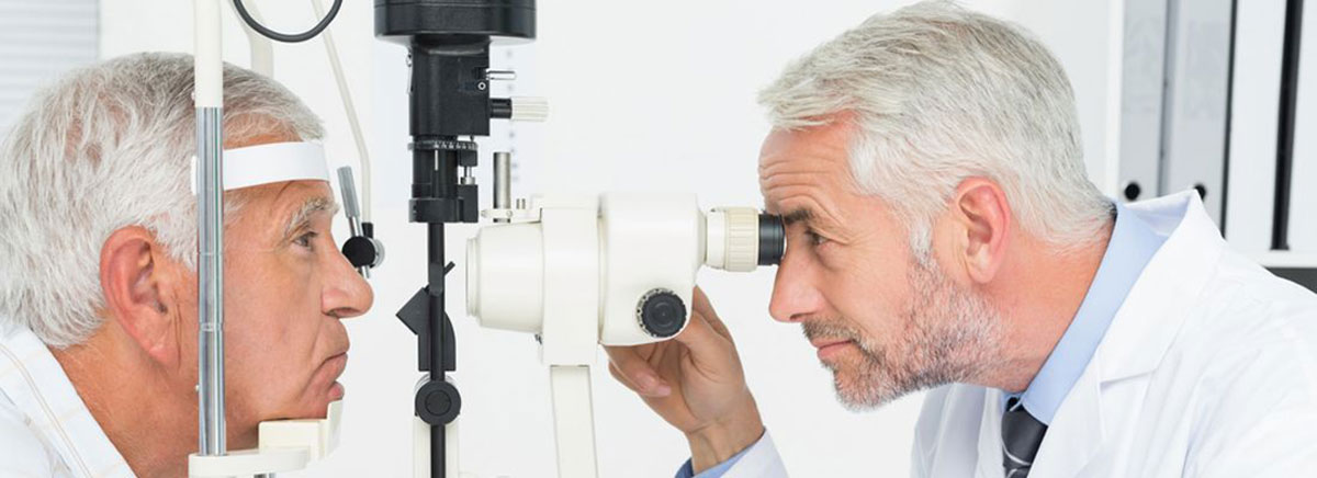 Header Verlauf einer Untersuchung Augenheilkunde